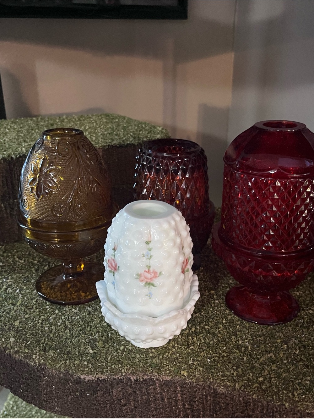 Vintage fairy lamp collection